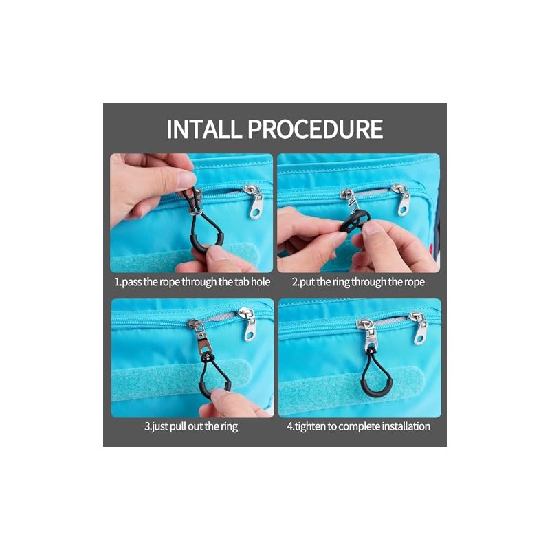 10pcs/Pack U Shape Color Zipper Pulls Fits/Zipper Fixer for Apparel