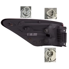 HEADLIGHTSDEPOT Tail Light Compatible with Nissan Pathfinder 2013-2016 Includes Left Driver and Right Passenger Side Tail Lights