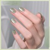 GAOY Green Glassy Cat Eye Gel Nail Polish, 16ml Glitter