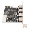 PCIe to USB2.0 Expansion Card 4 Ports 4 Pin Power