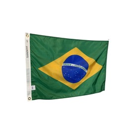 2x3' Brazil Flag - Durable All Weather Nylon & Reinforced Stitching - Made In the USA