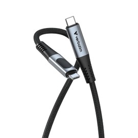 Verbatim Sync & Charge USB C to USB C 240W 40Gbps Display 120 cm
