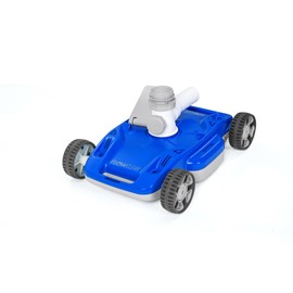 Bestway FlowClear AquaDrift Automatic Above Ground Swimming Pool Vacuum Cleaner with Multidirectional Wheels and 3 Adjustable Settings, Blue