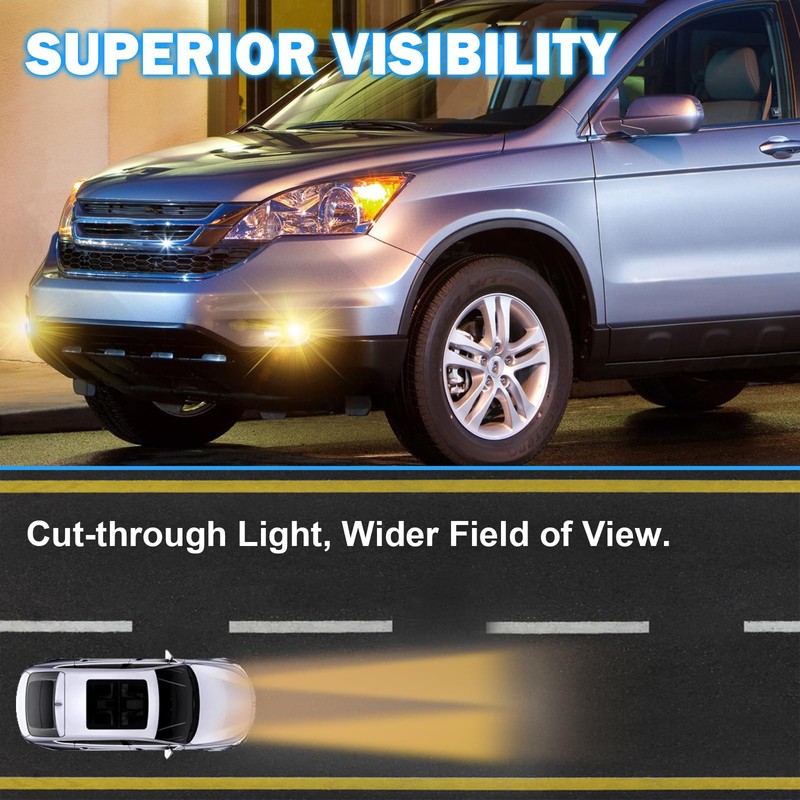 Fog Lights Compatible With Honda Crv Cr-v 2010 2011 Fog