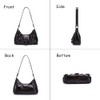 Small Punk Shoulder Bag for Women, Y2K Punk Style Hobo