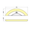 LED Kitchen Light Sensor Set Under-Unit Light Kitchen Lamp Under-Unit