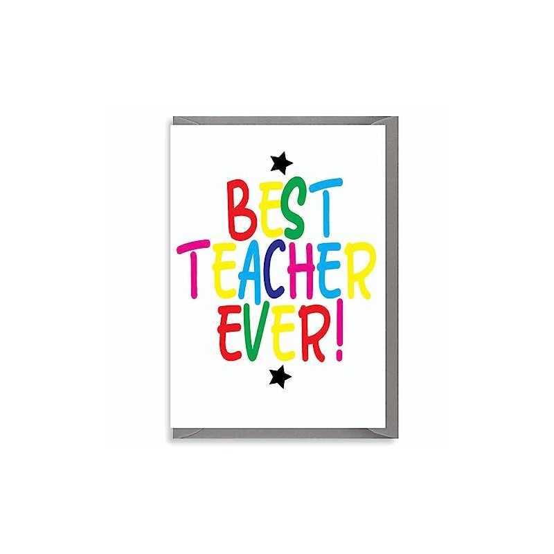 Thank You Card - Teacher, Teaching Assistant, Nursery Teacher -