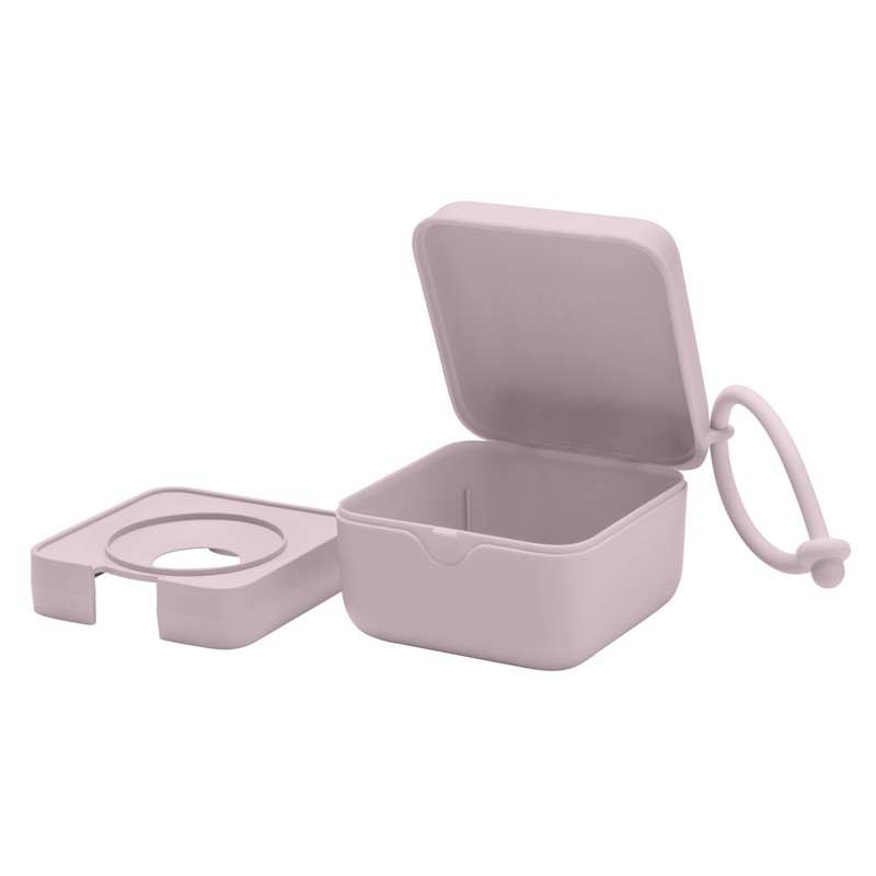 BIBS Pacifier Box, Dusky Lilac