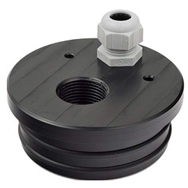 Agora-Tec® Well Lid for 4 Inch DN 100 Well Pipe with 1 Inch (30.3 mm) Internal Thread