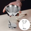 Ciieeo 1pc Elegant Stainless Steel Cocktail Goblet Wine Cup for