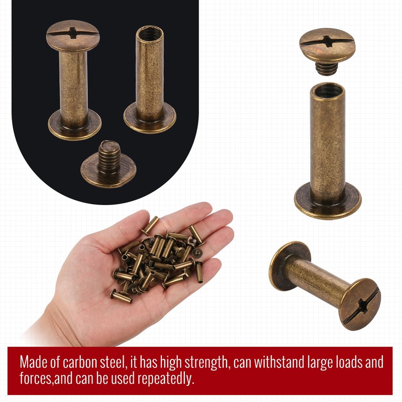 Chicago Binding Screws - 5 mm x 12 mm Binding
