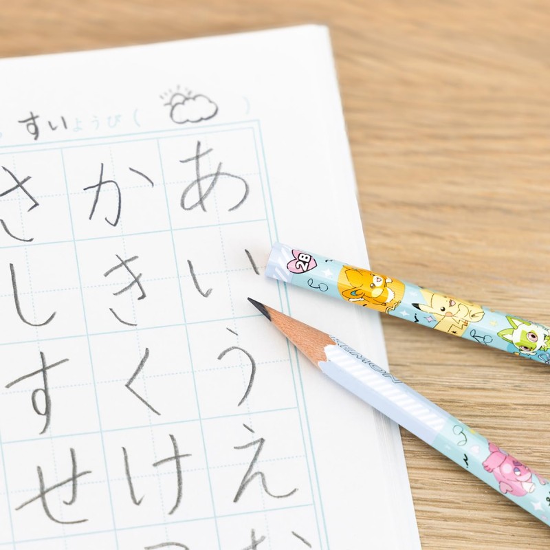 Showa Notebook 452729010 Pocket Monster Pencil, 2B, Pack of 12,