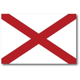 Magnet Me Up Alabama US State Flag Car Magnet Decal, 4x6 Inches, Heavy Duty Automotive Magnet for Car Truck SUV