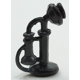 Unbranded Dollhouse Miniatures 1:12 Scale Old Fashioned Telephone #IM65550