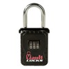 Outdoor Key Lock Box, 3-Letter Set Your Own Combination, Shackle