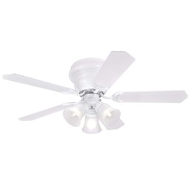 Westinghouse 7231400 CONTEMPRA TRIO Indoor Ceiling Fan with Light, 42 Inch, WHITE