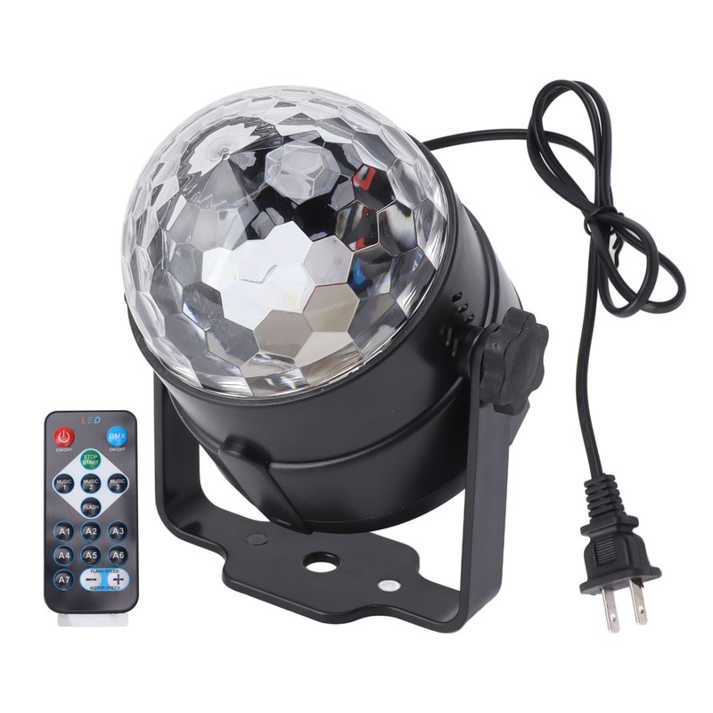 Sound Activated Party Lights 7 Lighting Modes Remote Control DJ