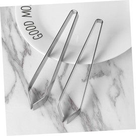 BIUDECO Precision Tweezers Set 3 Pcs Fish Bone Tweezers Stainless Steel Hair Bone Removal Dishwasher Safe Tip