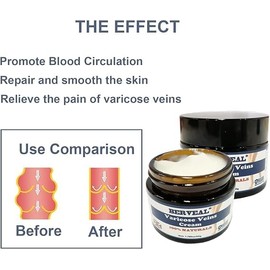 Vein Stretch Cream, Leg Vein Stretch Cream, Spider Vein Repair Cream, Improve Blood Circulation, Enhance Capillary Fatigue and Heavy Legs (Pack of 1)