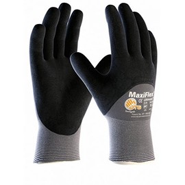 10er Pack MaxiFlex Ultimate ¾ beschichtet, Arbeitshandschuh, Montagehandschuh von DBI Trading, Größe:8 (M)