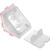 SING F LTD 50pcs Corner Connecting Shelf Support Bracket Plastic