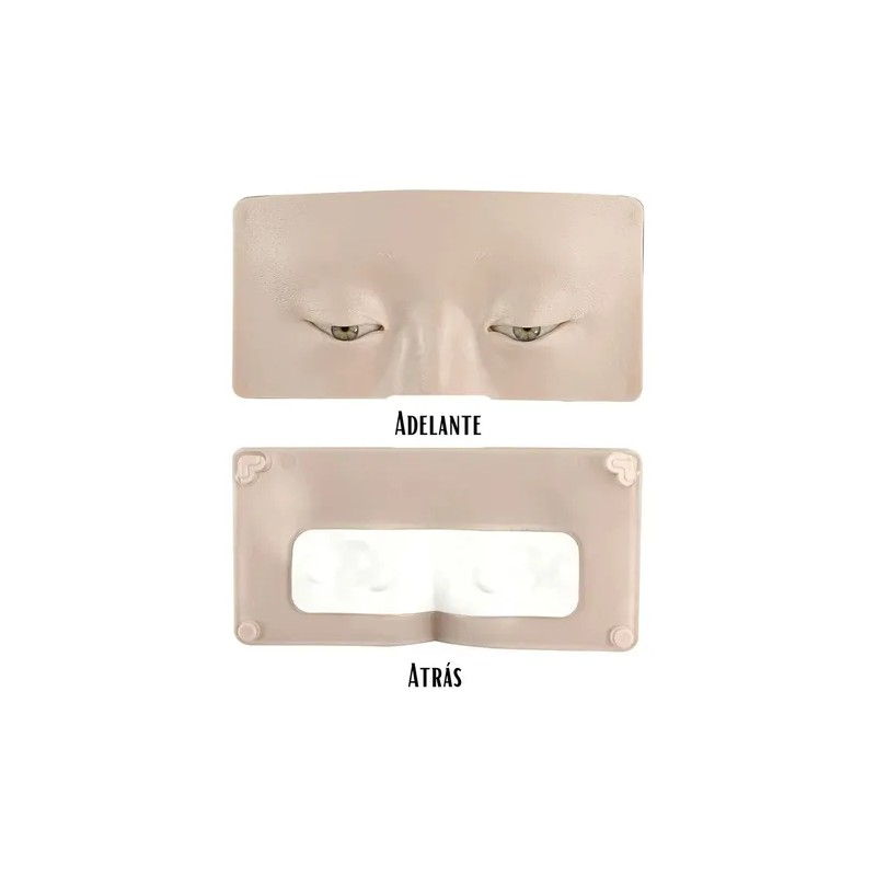 Modelo Práctica Maquillaje Sombras Ojos Aplicación Pestañas