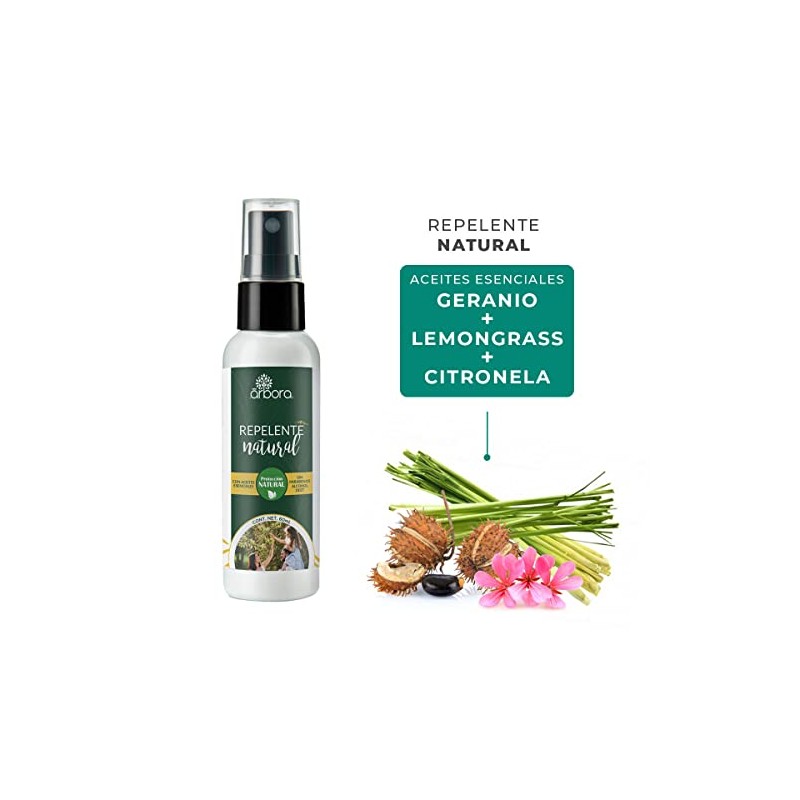 Árbora Repelente Natural de Moscos geranio y citronela sin DEET