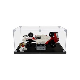 SONGLECTION Acrylic Display Case Compatible for McLaren MP4/4 & Ayrton Senna #10330, Dustproof Display Case (Case Only)