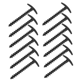 BUGUUYO 10pcs High Strength Plastic Tent Pegs Lightweight Camping Stakes for Secure Ground Hold Soft Hard Surfaces Versatile Outdoor Use for Tents Awnings