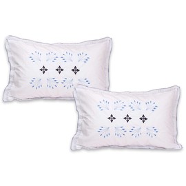 HSR Collection Cotton 144 TC Pillow Cover (Standard_White)
