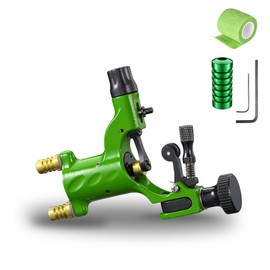 Strawberry Fairy Achieve Precise Tattoos with Rotary Tattoo Machine Gun, Lightweight, Low Vibration, Easy to Use, Dual-Use for Lining & Shading