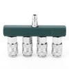 4-Way Air Hose Splitter, T-Style 5 Port Quick Connect Manifold,