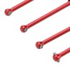 Front Rear Drive Shaft Aluminum Alloy Driveshaft CVD for Traxxas