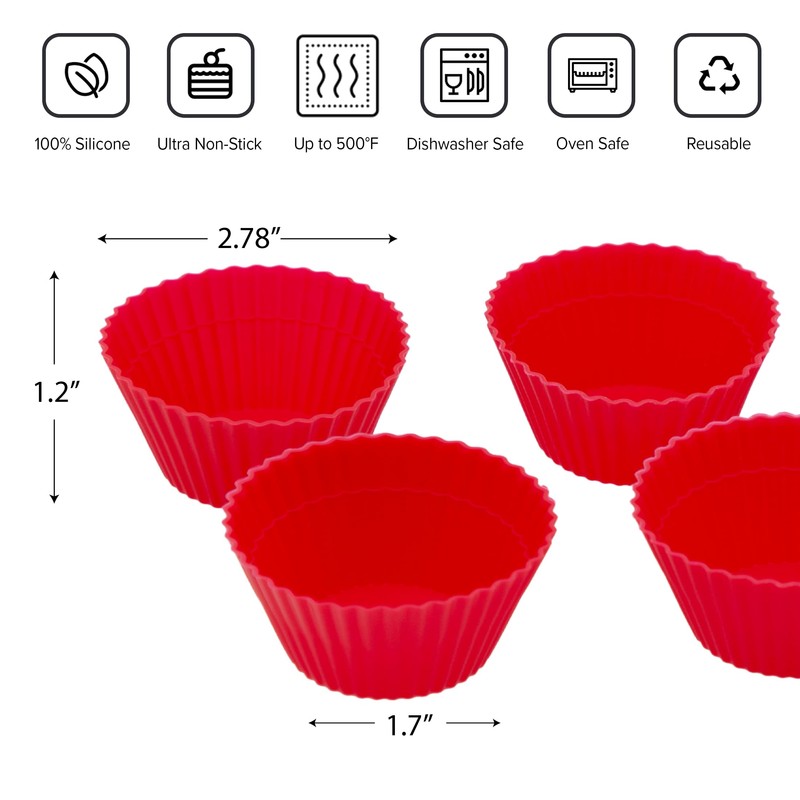 Nuwave Silicone Baking Kit with 8x8-inch Baking Pan & Reusable
