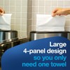 Tork Extra Soft Multifold Hand Towels White with Blue Leaf
