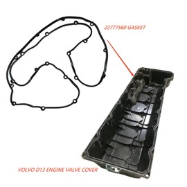 LXAUTOPCH 1pc Valve Cover Spacer Gasket Fit for Volvo D13 Engines for Mack MP8 Engines 22777560 (1)
