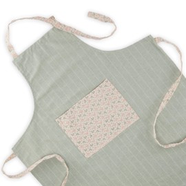Sancarlos Recycled Noma Kitchen Apron with Pocket, Green, Cotton Material