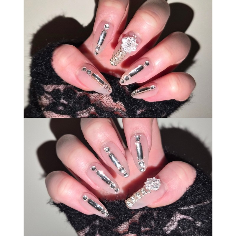 [Handmade nail tips] more - Oval / [수제네일팁] more -