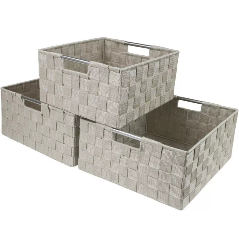 Sorbus Storage Box Woven Basket Bin Container Tote Cube Organizer