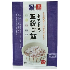Hakubaku Ootoya Mochi Mochi Five Grain Rice, 6.3 oz (180 g)