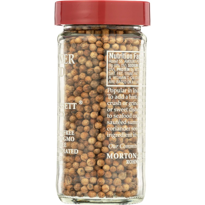 Morton & Basset Spices, Coriander Seed, 1.2 Ounce