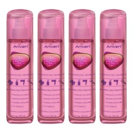 Kit 4 Anven Termoprotector Reparador 2 En 1 250 Ml