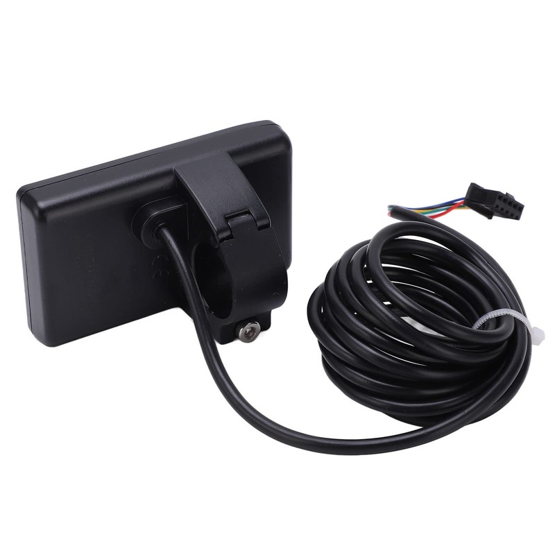 Durable Lightweight Ebike LCD Display Meter 24V 36V 48V Plug