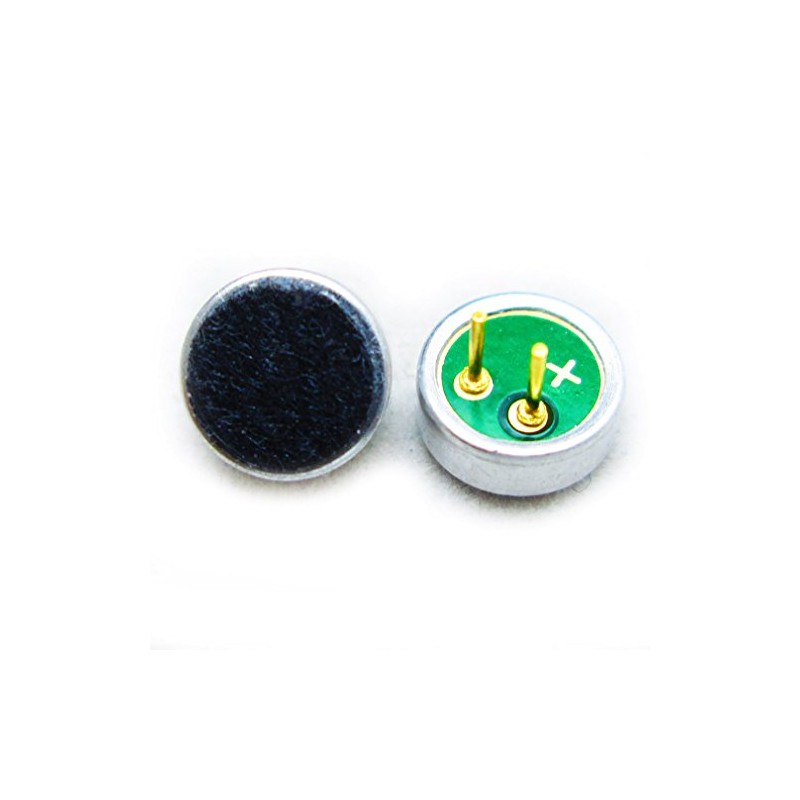 HiLetgo 10pcs Electret Condenser Microphone 52dB MP3 Microphone Accessories 6x2.2mm