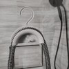 CPAP Hose Holder with Hook Hanger and Suction Cup White