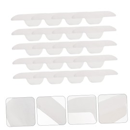 FOMIYES 5sets Summer Inner Invisible Sticker Collar Sweat Absorption Pad Men's Women's Shirt Collar Absorption Sticker Perspirant Comfort Fit 20pcs*5