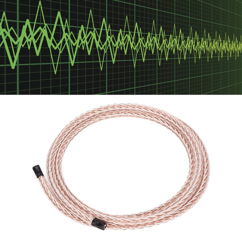 RCA Interconnect Cable OCC Copper 16 Core High Fidelity Speaker