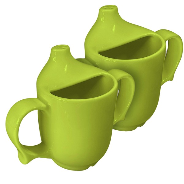 Dignity by Wade Two Handled Drinking Cup - Green -