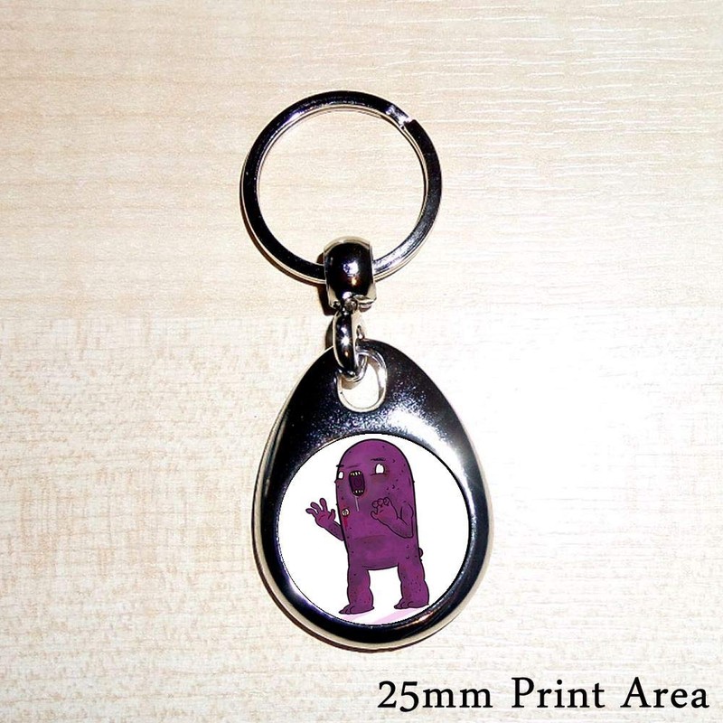 BadgeBeast.co.uk I Love Heart My Caravan - Chrome Tear Drop