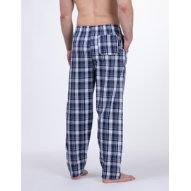 Moonline Men's woven pant, pajama pant, Color:navy, Größe:L